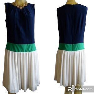 Eliza J Royal Collection silk drop waist dress 12